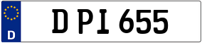 Truck License Plate